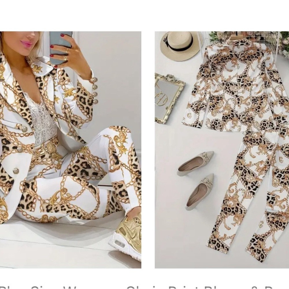 XL career pant set